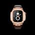 Apple Watch Case - ROL45 -  Rose Gold / Brown